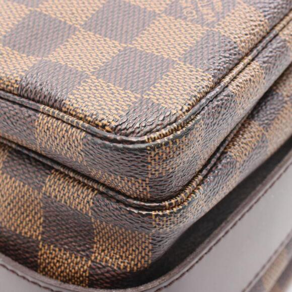 LOUIS VUITTON Brown Damier Leather Shoulder Bag - Picture 8 of 8